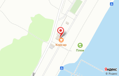 Кафе Корсар в Советском районе на карте