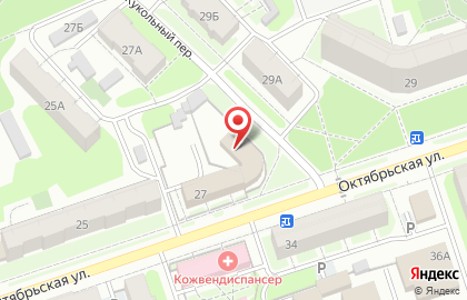 Косметический салон Desheli на Октябрьской улице на карте