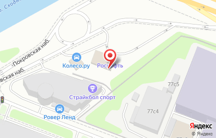 Сеть шинных центров "Профиль" (prokoloff.net) на Волоколамском шоссе на карте