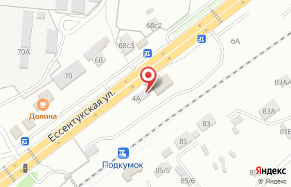 Магазин автотоваров Подшипник на Железнодорожной улице на карте