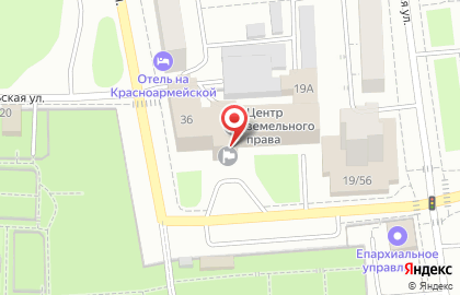 Администрация Ленинского района в Екатеринбурге на карте