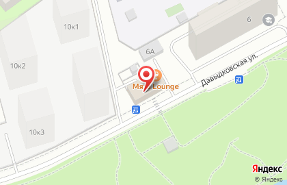 Кальян-бар Мята Lounge на Давыдковской улице на карте
