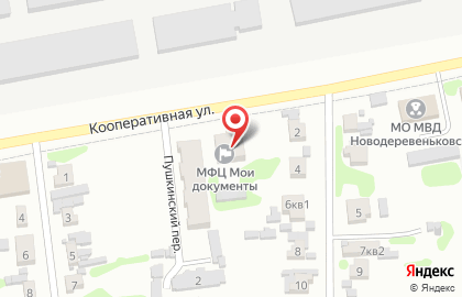 Магазин Браво на Кооперативной улице на карте