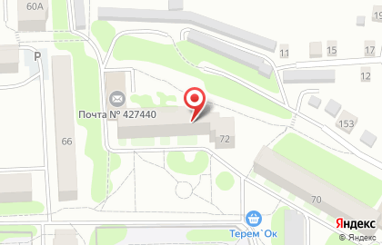 Отделение почтовой связи №440 на карте