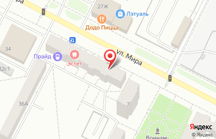 Фирменный магазин Белая корова в Ханты-Мансийске на карте