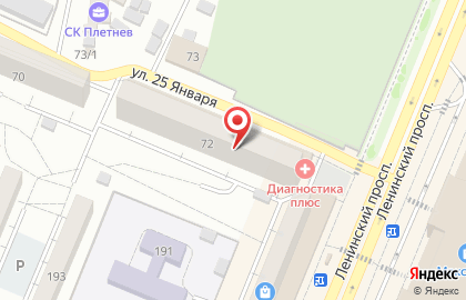 Центр занятости населения г. Воронежа в Железнодорожном районе на карте