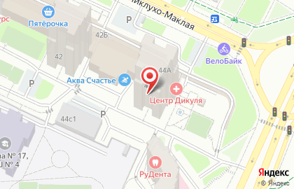 ОДС Инженерная служба района Коньково на улице Миклухо-Маклая на карте