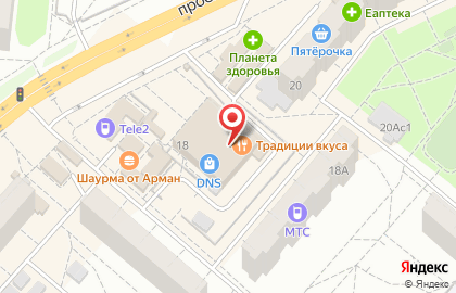 Торгово-сервисный центр Dns , в ТЦ Чижово на карте