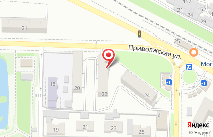 Агентство недвижимости Городское на Приволжской улице на карте