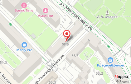 Общежитие на Белорусской на карте