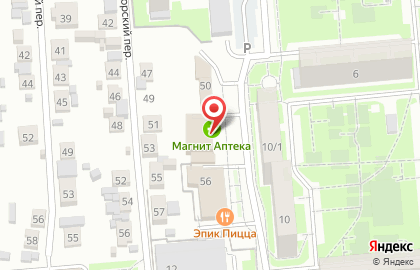 Супермаркет Магнит в Новосибирске на карте