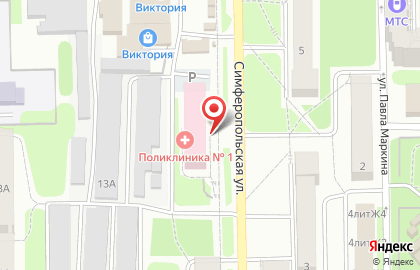 Поликлиника Самарская городская больница №7 в п. Управленческий на карте
