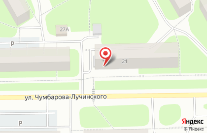 Аптека Бюджетная на улице Чумбарова-Лучинского на карте