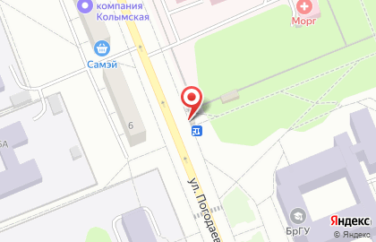 Продуктовый магазин в Иркутске на карте