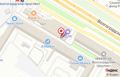 Fitnesspoint.ru на Волгоградском проспекте на карте