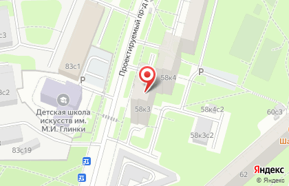 Культурно-спортивный центр Печатники на Шоссейной улице, 58 к 3 на карте