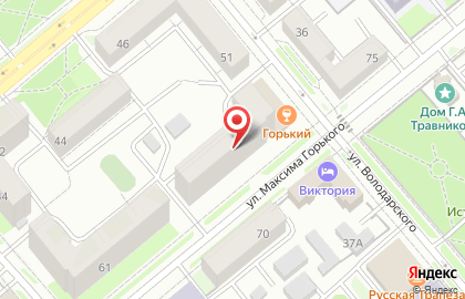 Горький cafe на карте