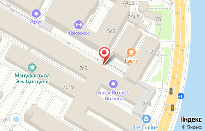 Кофейня Noba на Дербеневской улице на карте