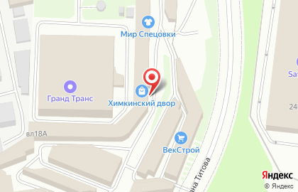 Магазин строительных материалов в Москве на карте