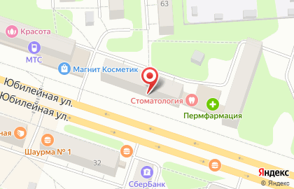 Магазин-пекарня Сдобушка на Юбилейной улице на карте