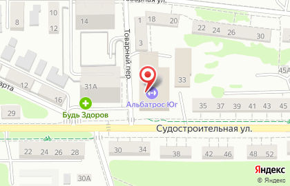 ООО Астарта в Товарном переулке на карте
