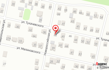 Служба эвакуации автомобилей М 4 Дон на улице Тухачевского на карте
