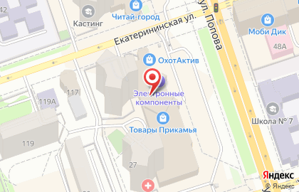 Аквафор на улице Попова на карте