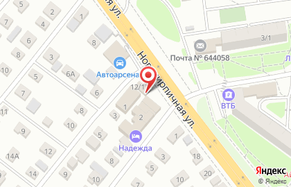 Шиномонтажная мастерская Семёрочка на Новокирпичной улице на карте
