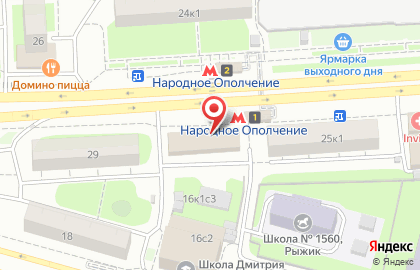 Магазин цифровой техники DNS на проспекте Маршала Жукова на карте