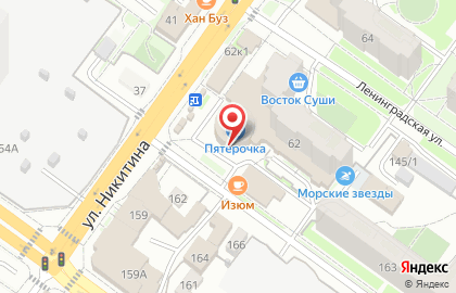Банк Уралсиб в Новосибирске на карте