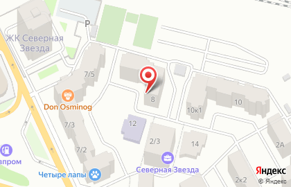 Продуктовый магазин Звезда в Ростове-на-Дону на карте