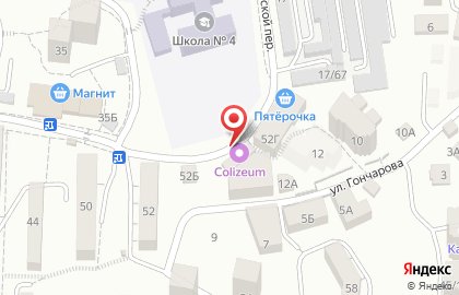 Киберспортивный клуб Colizeum на улице Чехова на карте
