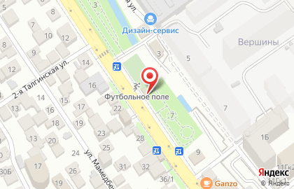 Компания по аренде футбольного поля в Советском районе на карте