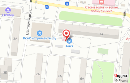 Ветеринарная клиника Аист на Советской улице на карте