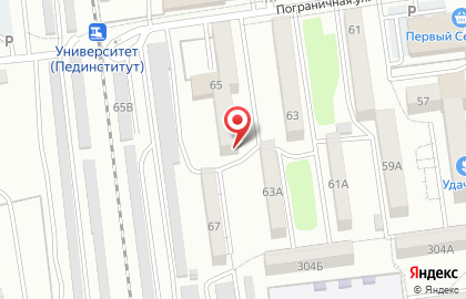 Телекоммуникационная компания ТТК на Пограничной улице на карте
