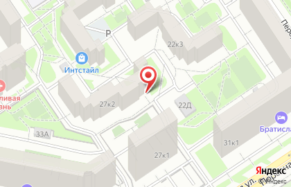 Магазин продуктов в Москве на карте