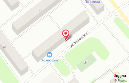 Магазин алкогольной продукции Дионис, магазин алкогольной продукции на улице Комарова на карте
