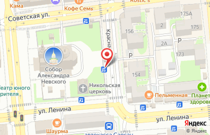 Киоск по продаже печатной продукции на Советской улице на карте