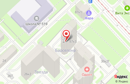 Жилой комплекс Барселона на карте