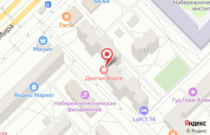 Центр паровых коктейлей Sherlock в Набережных Челнах на карте