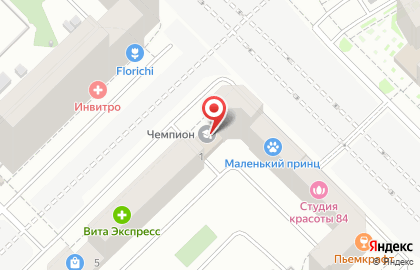 Спортивно-образовательная академия Рекорд на Хрустальногорской улице на карте