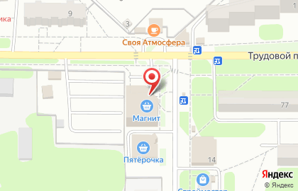 ТЦ Гермес в Донском проезде на карте