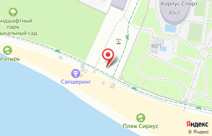 Ресторан Boho на Олимпийском проспекте на карте