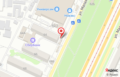 Киоск по продаже фруктов и овощей по продаже фруктов и овощей в Барнауле на карте