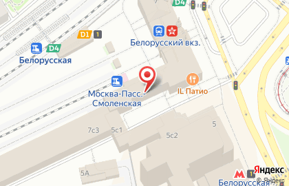 ЗАО Банкомат, Банк ВТБ 24 на площади Тверской Заставы на карте