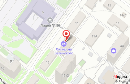Мужской хостел Зелинский на карте
