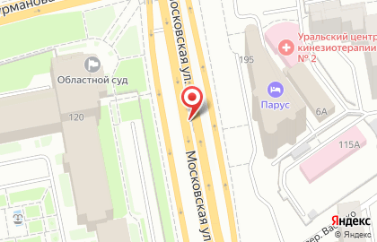 Служба доставки пиццы Пицца Сан на Московской улице на карте