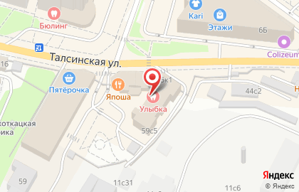 Торгово-производственная компания Kaleva на Талсинской улице на карте