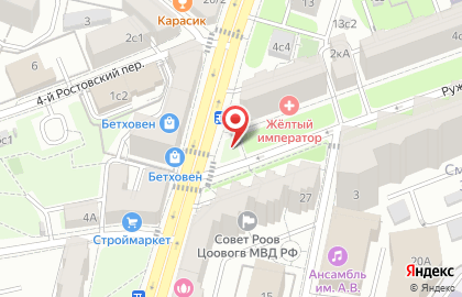Айсберри в Ружейном переулке на карте