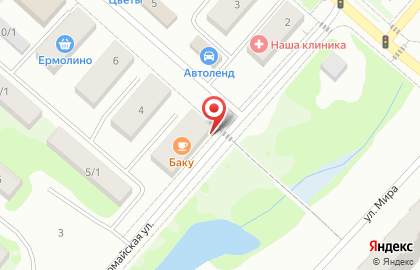 Мясная лавка на улице 50 лет Октября на карте